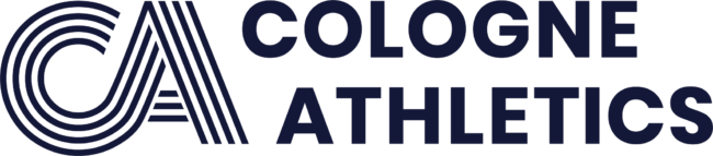 cologne athletics logo horizontal blau